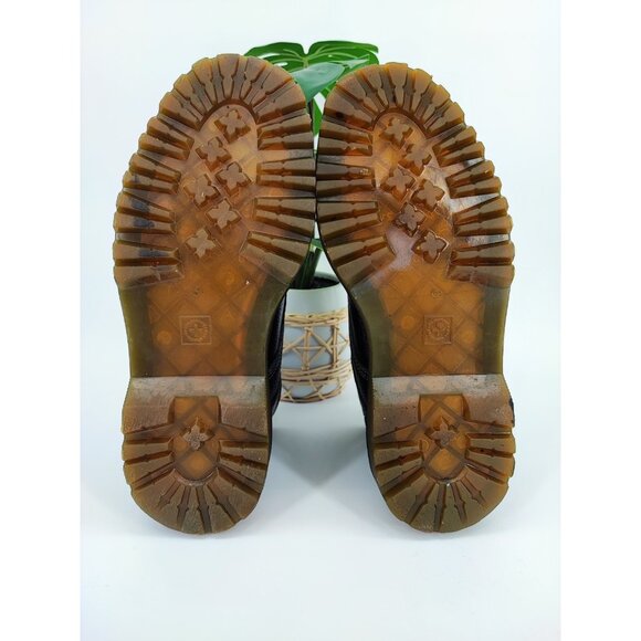 Dr. Martens Men's Roseland Black Leather Lace Up Combat Boots Size 8M US - Picture 7 of 8